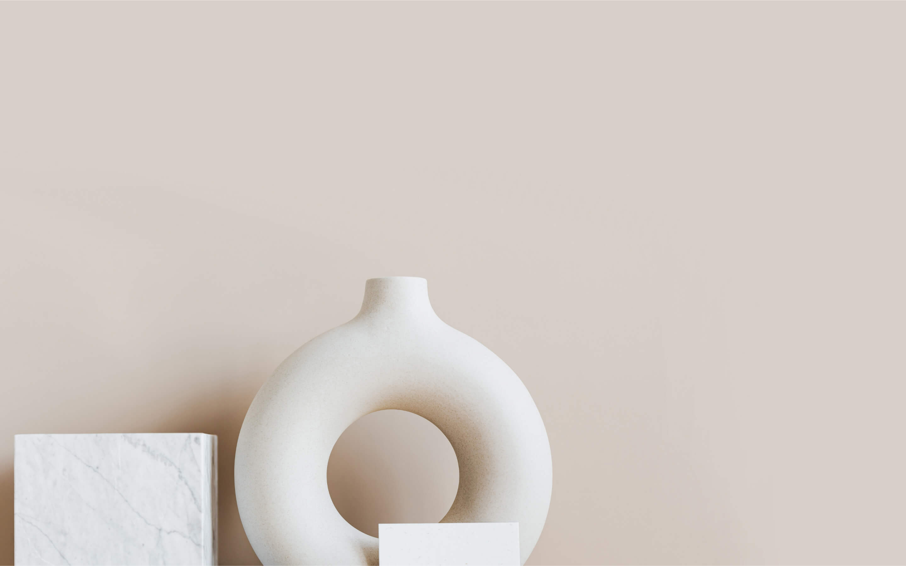 Art piece made of marble